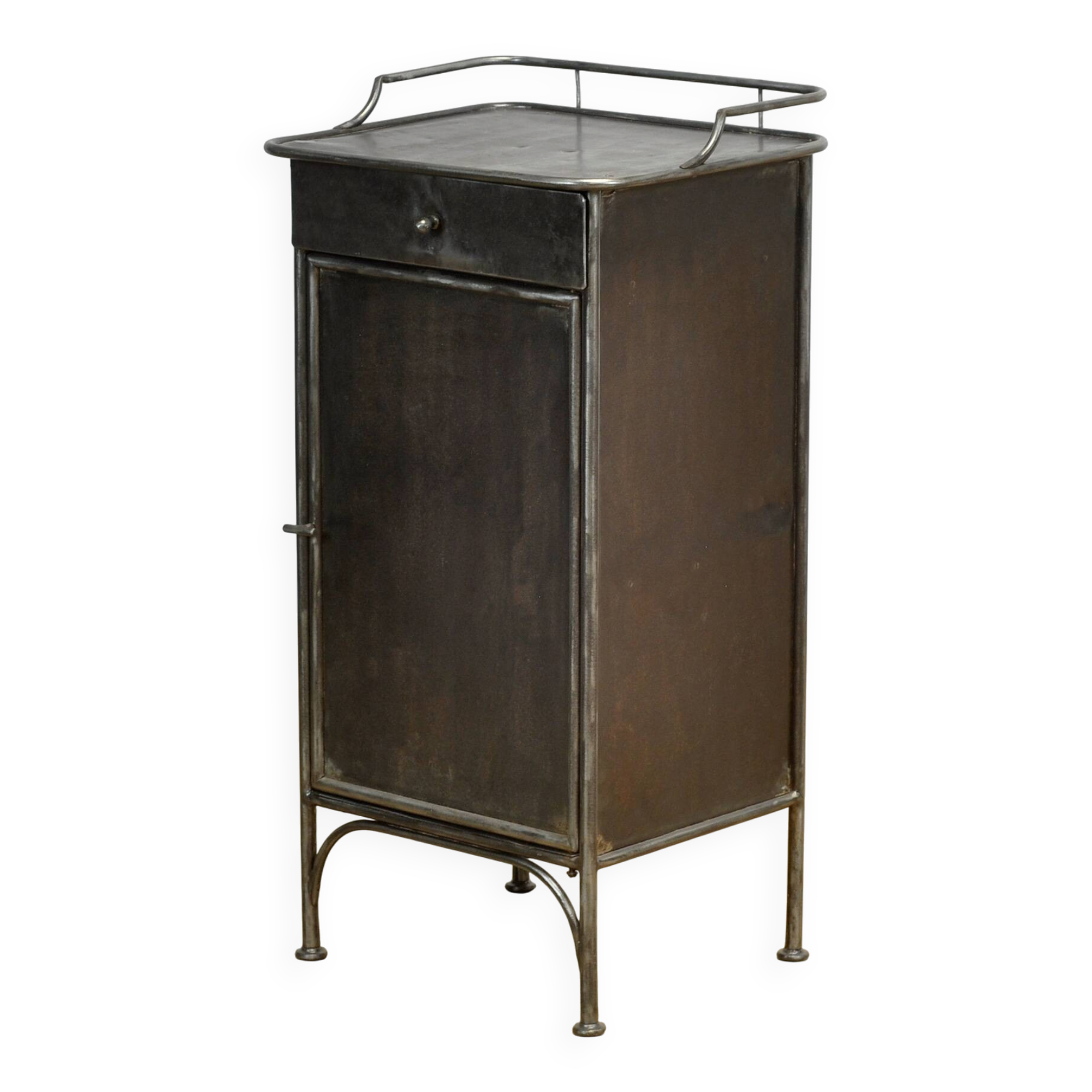 Iron bedside table, 1910s