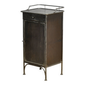 Iron bedside table, 1910s