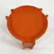 Orange side table by Giotto Stoppino for Kartell, 1970.