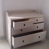 Pale grey Gustavian style dresser