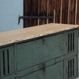 Restored metal furniture