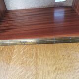Vintage bedside table, spindle legs.