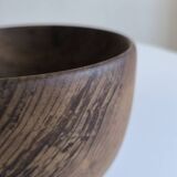 Olive wood salad bowl from the 50s