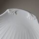 3 vintage flat plates with scallop shells, fine Limoges porcelain