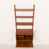 Scandinavian teak wall unit with a secretaire