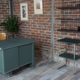 Strafor metal industrial desk 1950s