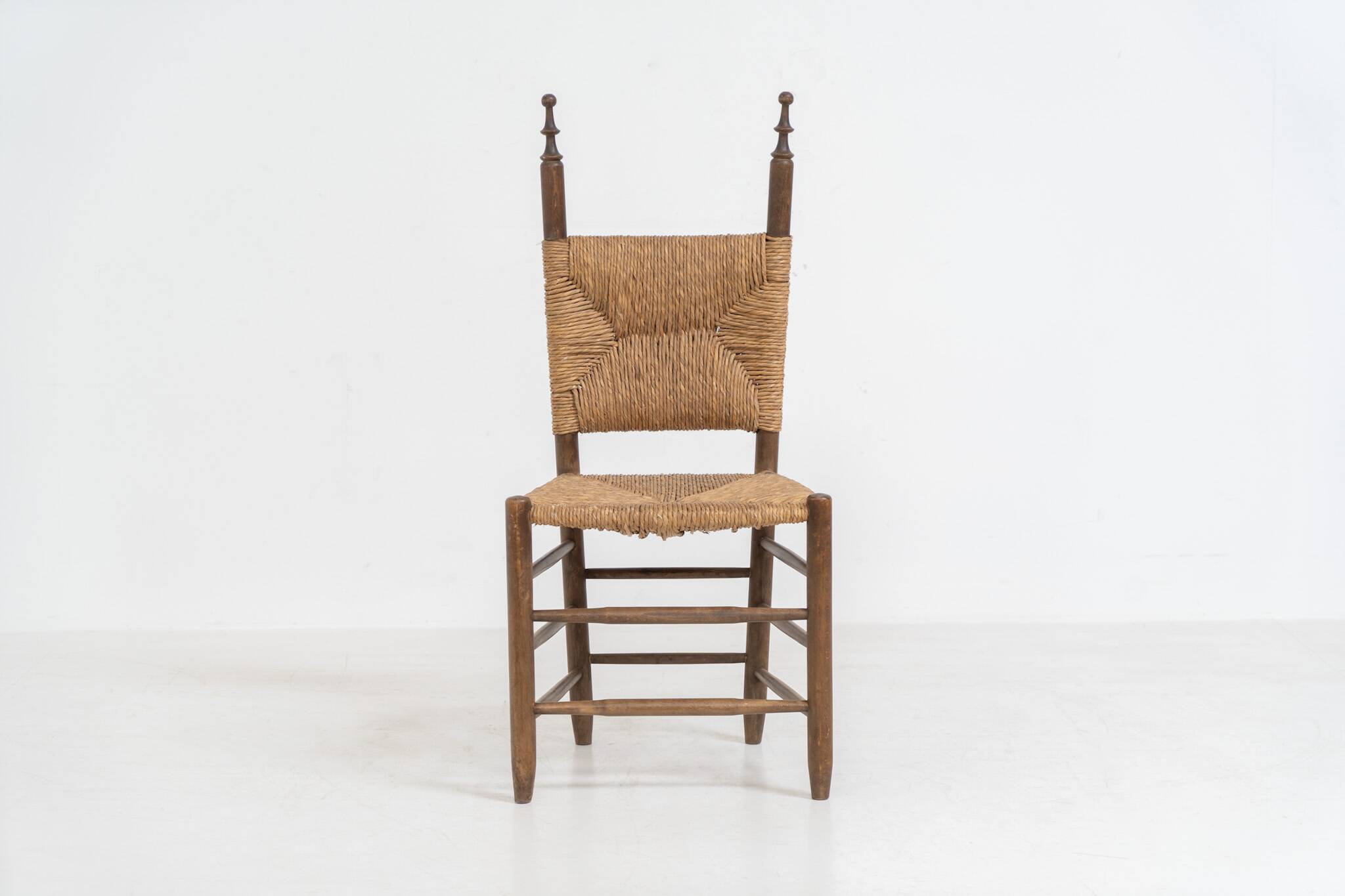 Chaise latérale espagnole vintage