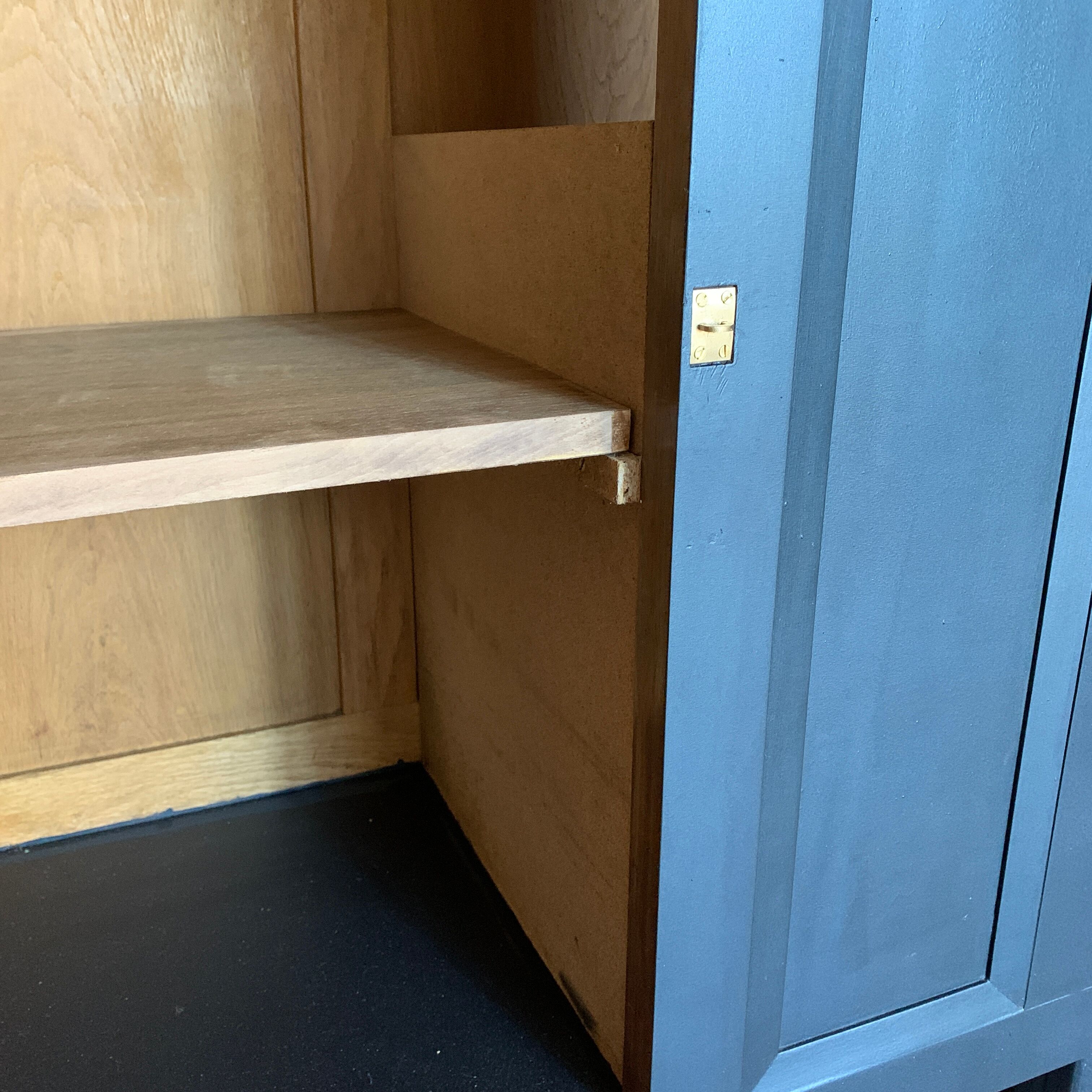 Luberon's "black blue" art deco buffet