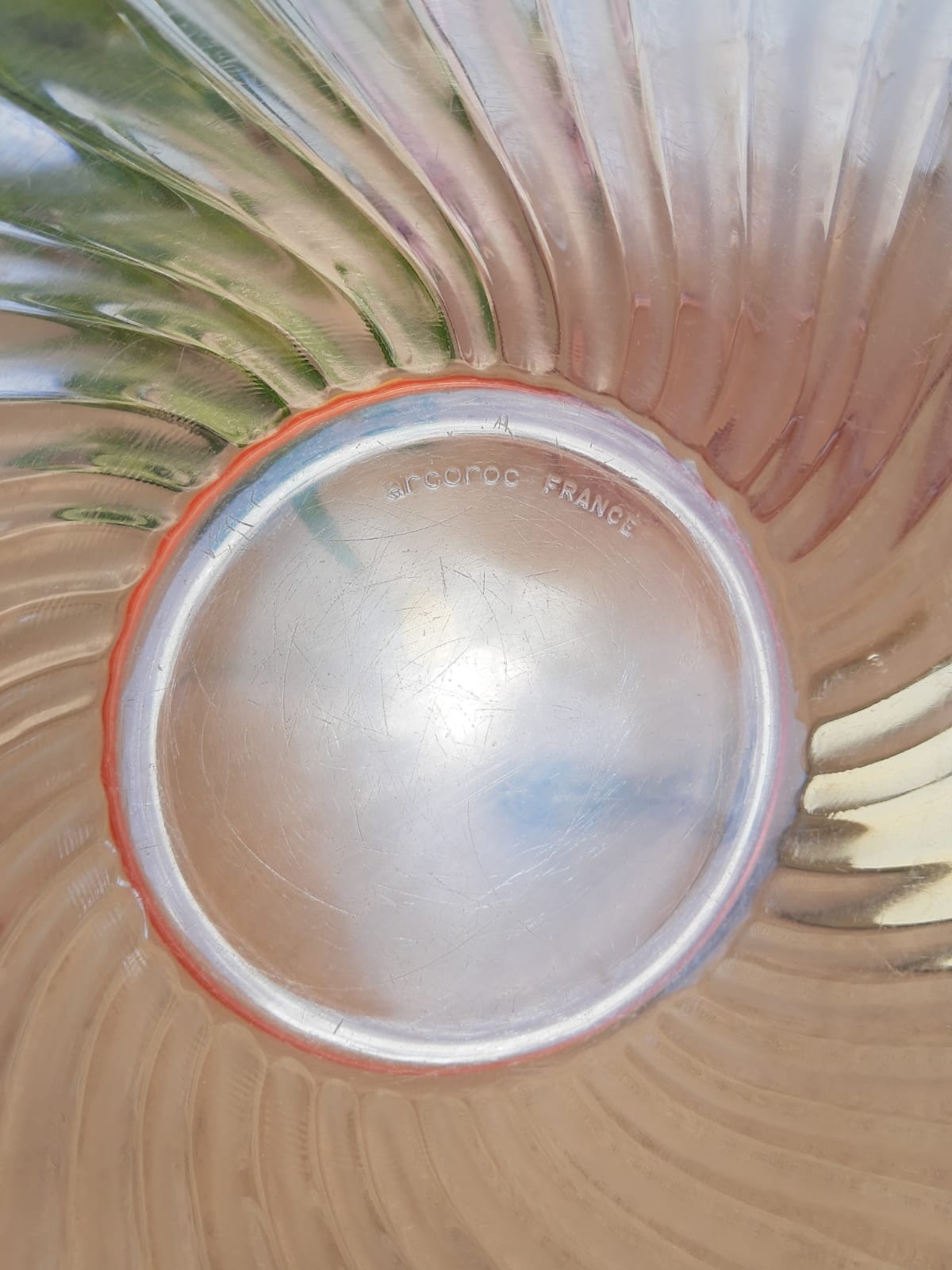 Trio of rosaline salad bowls twisted arcoroc