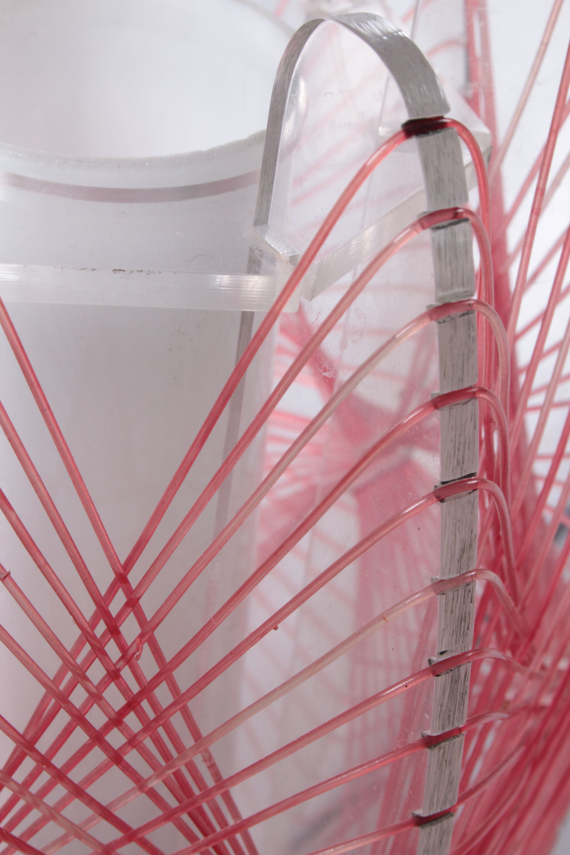 Vintage spider web table lamp 1960s