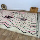 Handmade Moroccan Berber rug 255 X 146 CM