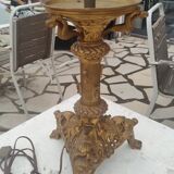 Pied de lampe en bronze du XIX siècle