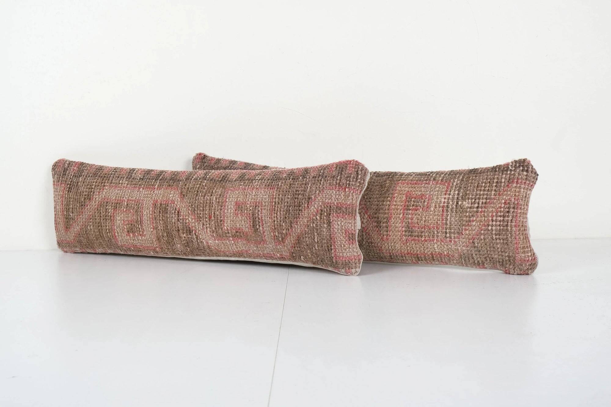Set of 2 vintage Turkish cushion covers 20x51 cm
