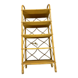 Rattan bookcase shelf