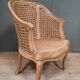 Louis XV style canned armchair