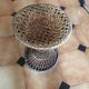 Tam tam Wicker rattan stool