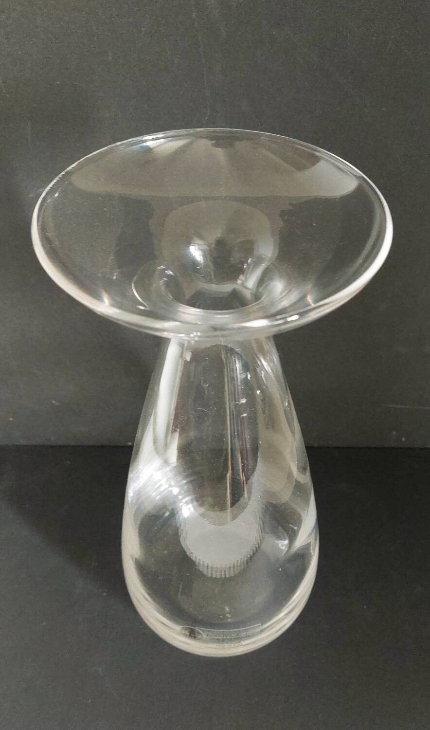 Blown glass designer vase