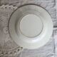 Antique semi-deep ironstone plate – Salins Henri II model