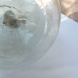 10 L Authentic demijohn A bottle of old French wine and glass - canister - Demi - John