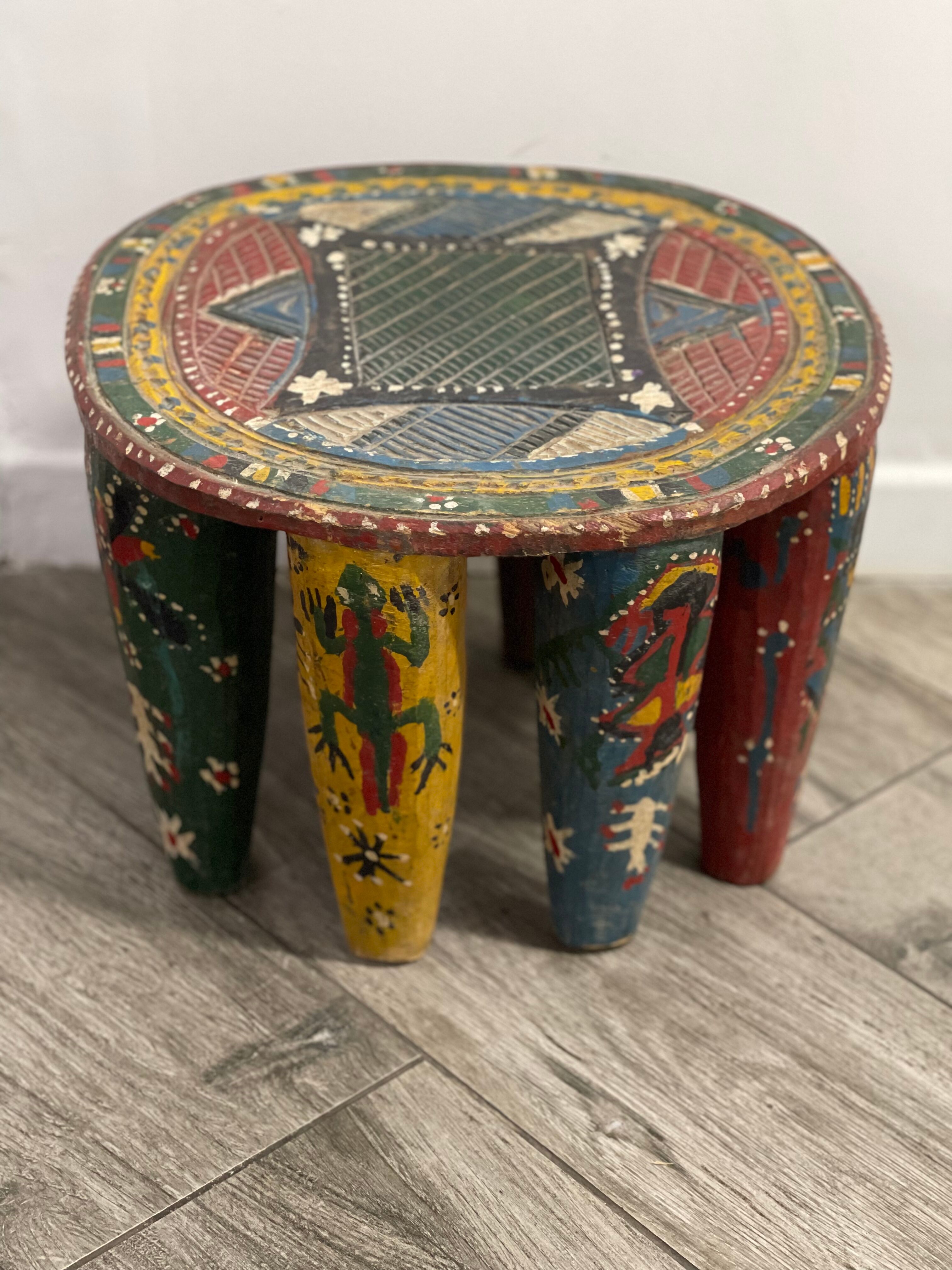 African wooden stool Zindi