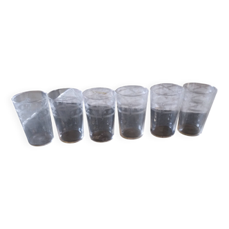 6 Baccarat crystal goblets
