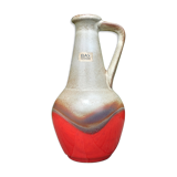 Glazed ceramic vase Vintage W.Germany 70s