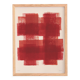 Abstract painting on paper B245 painting signed Eawy