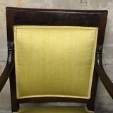 Fiddleheads restaurant Empire armchair