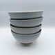 Four bowls in midnight blue sandstone