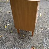 Chest of drawers of the 60s/70 feet spindles