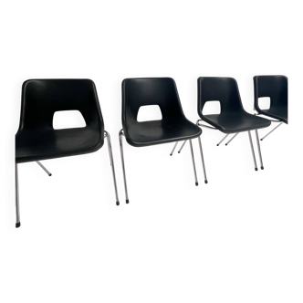Ensemble de 4 chaises Järvo par Niels Gammelgaard, 1980