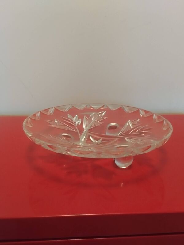 Coupe à fruits en cristal vintage