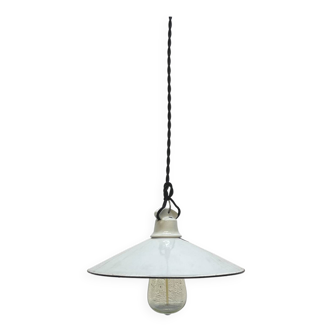 Lampe vintage émaillée, 1950