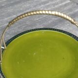 Small porcelain servant/tray from the Boch Belgium earthenware factory, 1960s.