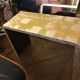Yellow and white gold lacquer coffee table