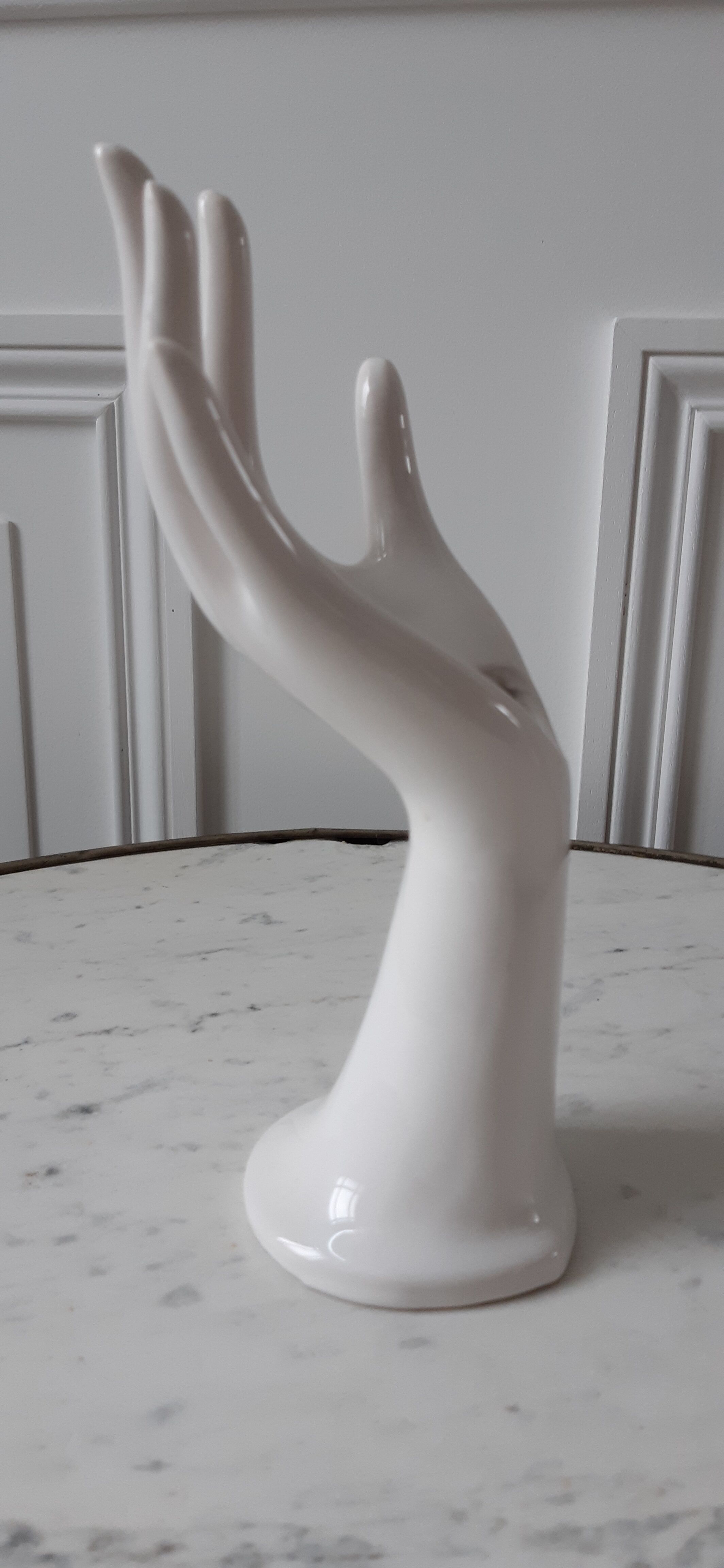 Baguier vase soliflore white