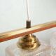 Vintage glass suspension for dining table