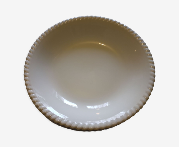 7 assiettes creuses faïence KG Lunéville modèle Venise