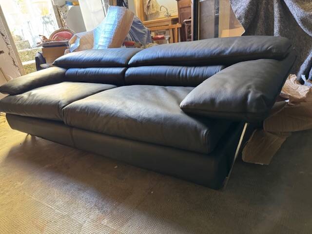 Leather sofa