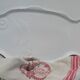 White porcelain fish dish