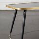 Large vintage screen-printed coffee table