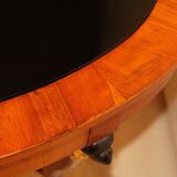 Biedermeier Cherry Veneer Gold-Leaf Center Table, Austria, 1820s