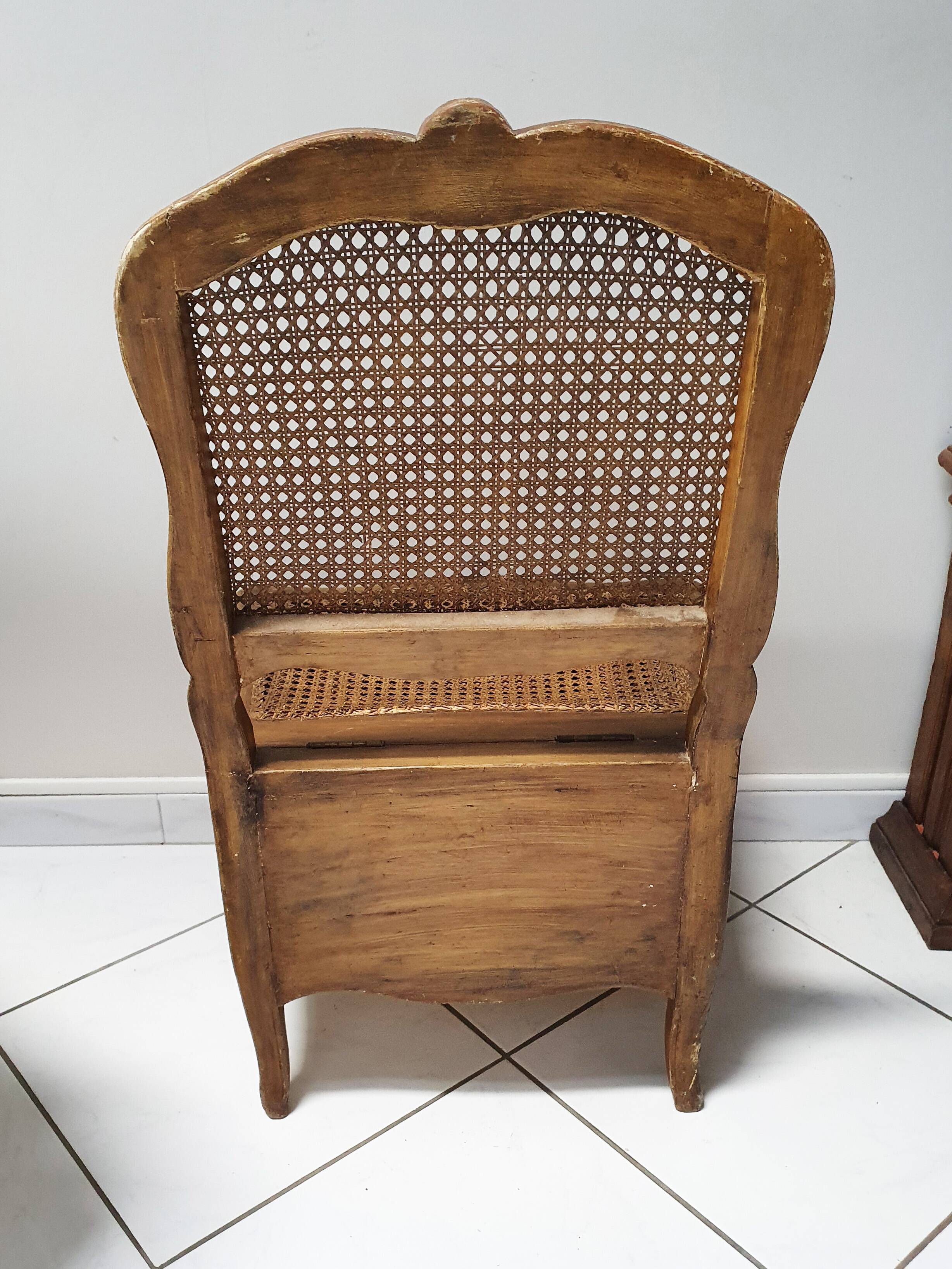 18th Century Louis XV Commode Chair