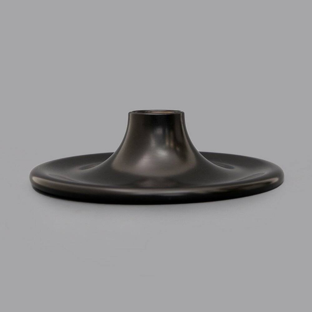 Black metal cone wall lamp or ceiling light, 1960s