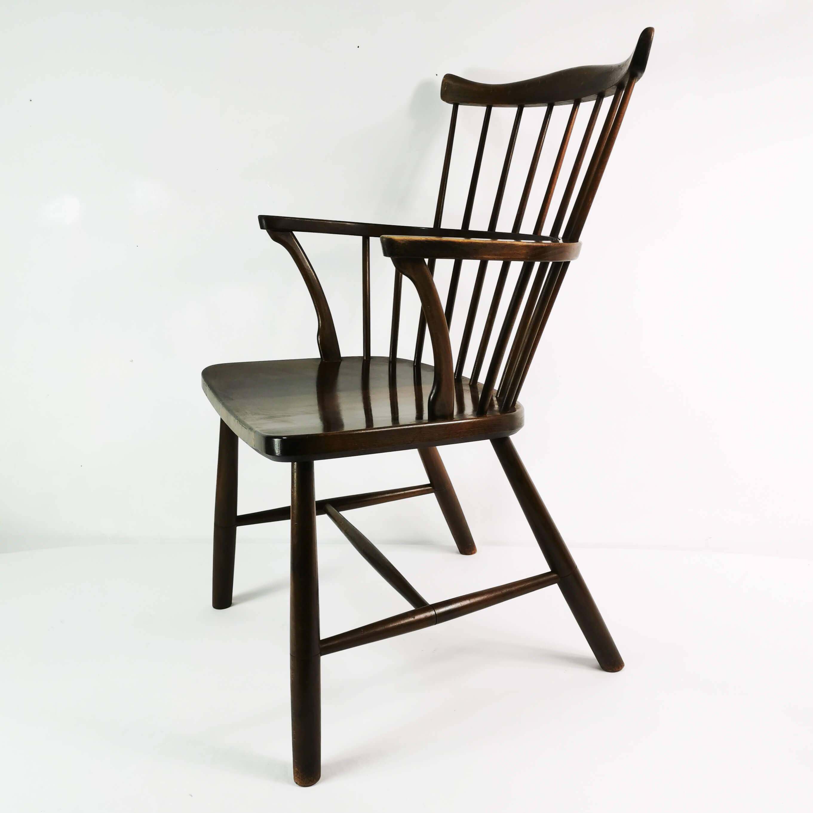 Designer chair, Fredericia Stolefabrik, designed by Borge Mogensen, Denmark