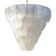 Contemporary White Graniglia Petal Chandelier by Simoeng