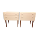 Paire de chevets scandinaves vintage