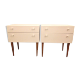 Pair of Scandinavian nightstands
