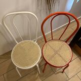 Pair of vintage bistro chairs