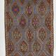 Blue & Brown Star Pattern Kilim Rug, 153x315Cm